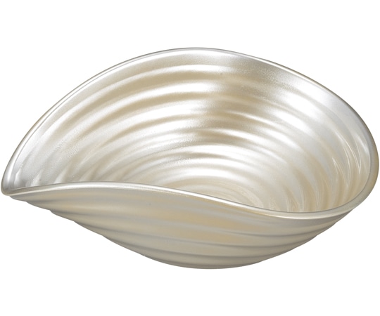 福井クラフト 7.5寸 ロクロ目片口鉢 パールシルバー 51272209 1個（ご注文単位1個）【直送品】