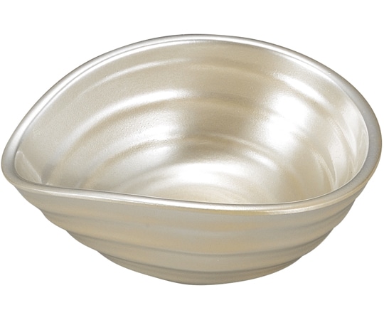 福井クラフト 4.5寸 ロクロ目片口小鉢 パールシルバー 51272210 1個（ご注文単位1個）【直送品】