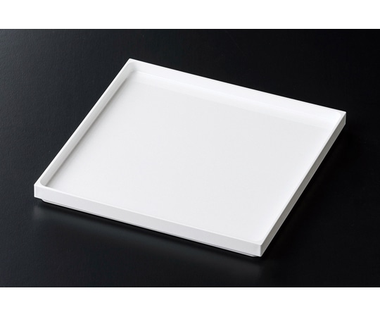 福井クラフト A 232角マルチプレート 白パール汚染防止 41320660 1個（ご注文単位1個）【直送品】