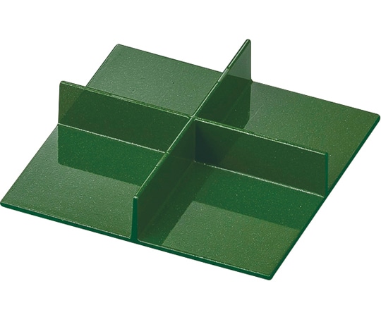 福井クラフト 底板付十字仕切マルチプレート グリーンパール 41322185 1個（ご注文単位1個）【直送品】