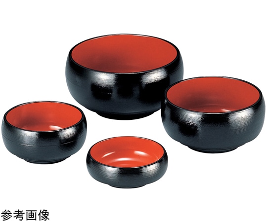 福井クラフト ミニタイコ鉢 黒羽ケ目 38191310 1個（ご注文単位1個）【直送品】