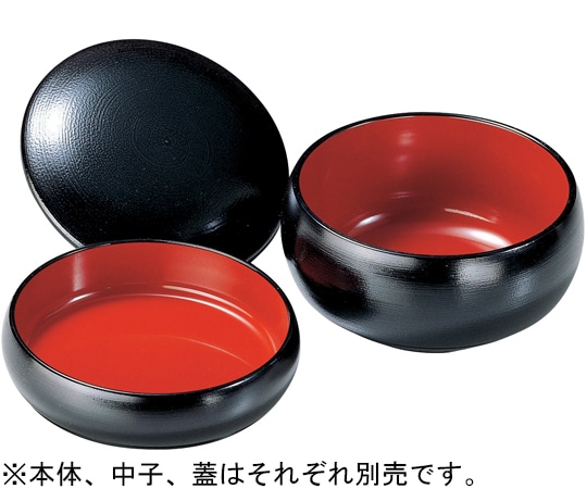 福井クラフト 6寸 タイコ鉢 黒羽ケ目 38191230 1個（ご注文単位1個）【直送品】