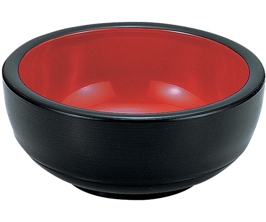 福井クラフト 5.5寸 がんこ浅鉢 黒刷毛目内朱 45014430 1個（ご注文単位1個）【直送品】