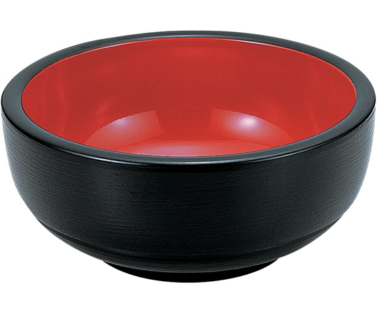 福井クラフト 7寸 がんこ浅鉢 黒刷毛目内朱 45014450 1個（ご注文単位1個）【直送品】