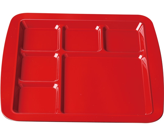 福井クラフト TA29cm 渕付バイキングプレート 一ツ&五ツ 赤二度塗(裏黒) 55202620 1個（ご注文単位1個）【直送品】