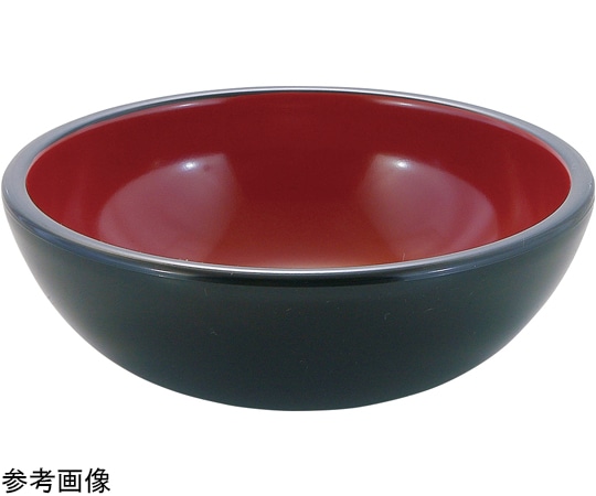 福井クラフト φ180 重ね鉢 黒内朱 45023480 1個（ご注文単位1個）【直送品】