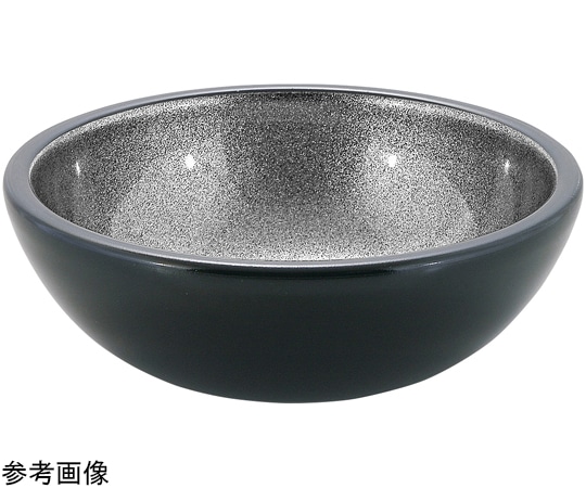 福井クラフト φ138 重ね鉢 黒内銀 45023490 1個（ご注文単位1個）【直送品】