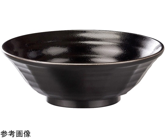 福井クラフト 18cm 超耐熱ラーメン鉢 黒タタキ 45023660 1個(ご注文単位1個)【直送品】