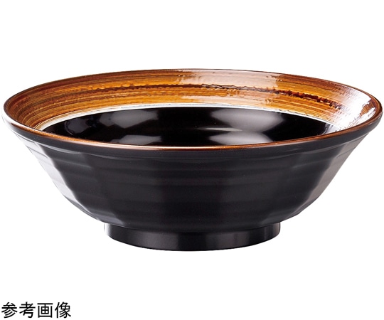 福井クラフト 18cm 超耐熱ラーメン鉢 ゆず栃天目 45023690 1個(ご注文単位1個)【直送品】