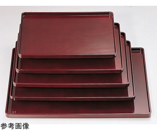 福井クラフト 尺1 千筋長手盆 新溜SL 11009770 1個（ご注文単位1個）【直送品】