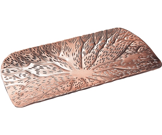 福井クラフト メタルおしぼり受け 富士型ブラウン 51366130 1個（ご注文単位1個）【直送品】