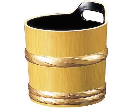 福井クラフト 手桶型ワインクーラー 白木 81283580 1個（ご注文単位1個）【直送品】