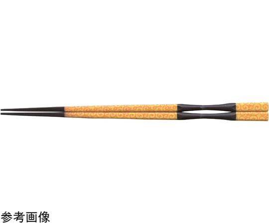 福井クラフト PBT19.cm 杵型多久島箸 レモン唐草 30000898 1個（ご注文単位1個）【直送品】