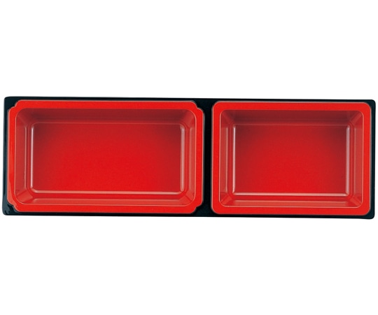 福井クラフト 大寿弁当C仕切 黒内朱 70001590 1個（ご注文単位1個）【直送品】