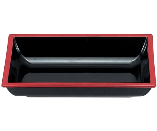 福井クラフト 長角皿 黒天朱 70011030 1個（ご注文単位1個）【直送品】