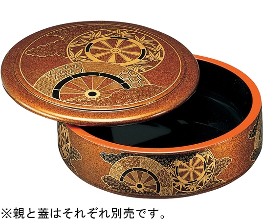 福井クラフト 丸特上7.5寸 梨地御所車 67020040 1個（ご注文単位1個）【直送品】