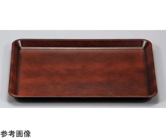 福井クラフト (AP)尺3 木目長角トレー ブラウン弱SL 11016870 1個（ご注文単位1個）【直送品】