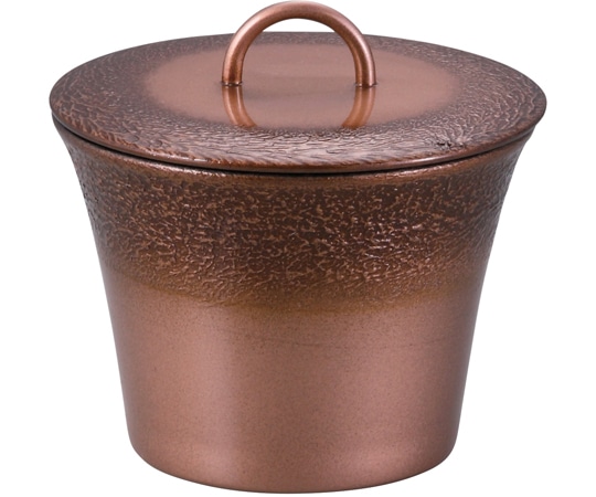 福井クラフト TAリング無地椀(蓋親)絞り墨入れ銅内黒 33502490 1個（ご注文単位1個）【直送品】