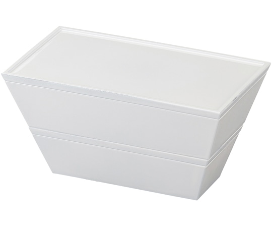 福井クラフト 三鈴弁当 二段セット ホワイトアクア 蓋 SLタタキ 21010370 1個（ご注文単位1個）【直送品】