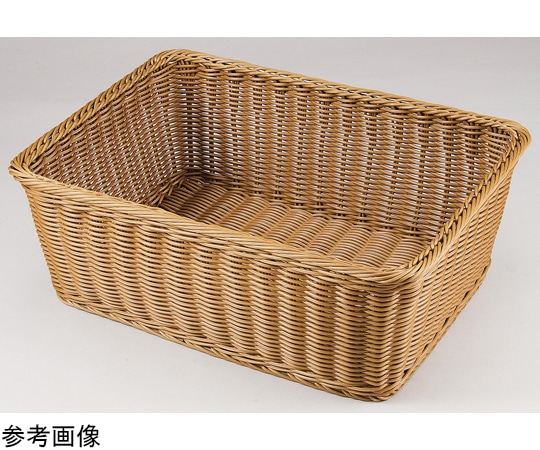 福井クラフト 浴室バスケット 長角ナチュラル(大) 80603060 1個(ご注文単位1個)【直送品】