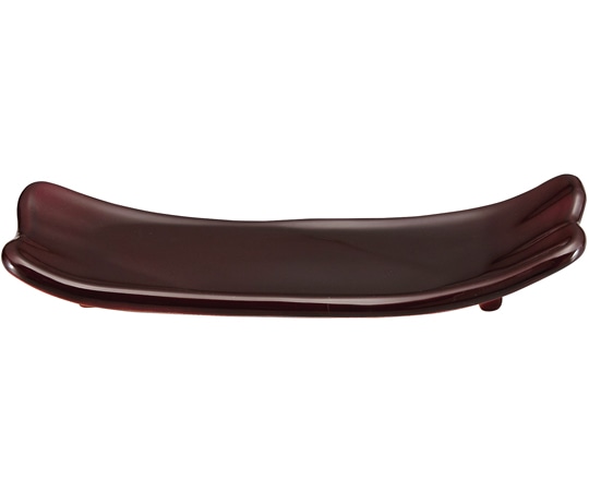 福井クラフト 耐熱8寸 舞光前菜皿 漆調溜塗 51272170 1個（ご注文単位1個）【直送品】