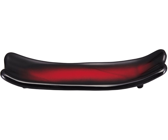 福井クラフト 耐熱8寸 舞光前菜皿 朱黒ぼかしSH塗 74011920 1個（ご注文単位1個）【直送品】