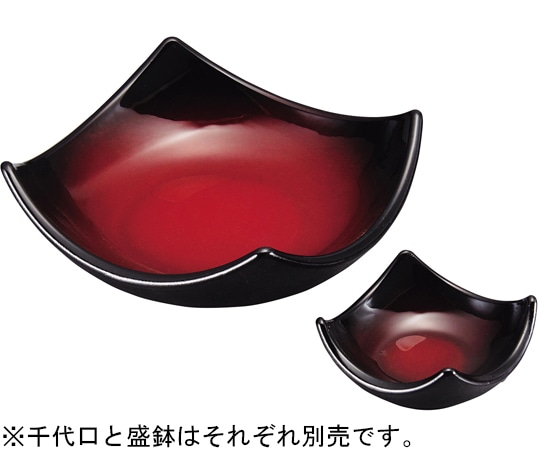 福井クラフト 冠千代口 朱黒ぼかしSH塗 74011490 1個（ご注文単位1個）【直送品】