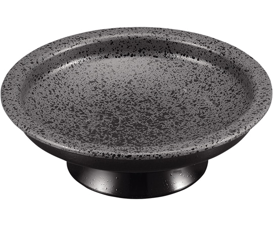 福井クラフト 耐熱5.5寸 日輪高月盛鉢 鉄砂 74011550 1個（ご注文単位1個）【直送品】