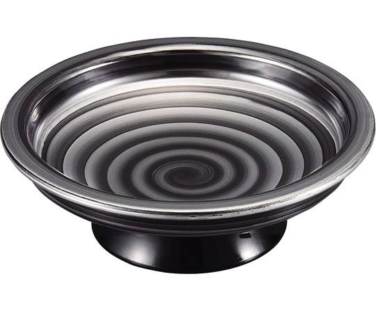 福井クラフト 耐熱5.5寸 日輪高月盛鉢 銀渦 74011570 1個（ご注文単位1個）【直送品】