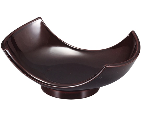 福井クラフト 舟型錦鉢 漆調溜 51272197 1個（ご注文単位1個）【直送品】