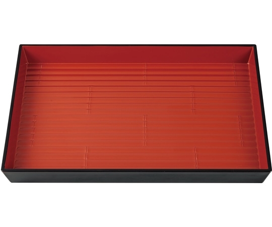 福井クラフト 33cm 竹船番重 朱竹塗 55008760 1個（ご注文単位1個）【直送品】