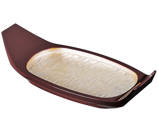 福井クラフト 小判舟 溜内銀粉蒔 51023580 1個（ご注文単位1個）【直送品】