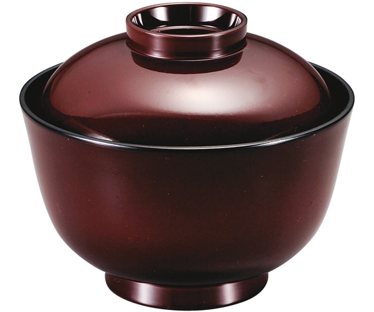 福井クラフト 3.5寸 千鳥椀 溜 12033060 1個（ご注文単位1個）【直送品】