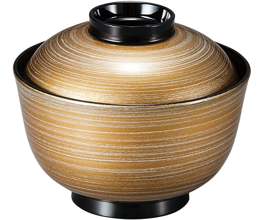 福井クラフト 3.5寸 千鳥椀 ゴールドかすみ 37001250 1個（ご注文単位1個）【直送品】