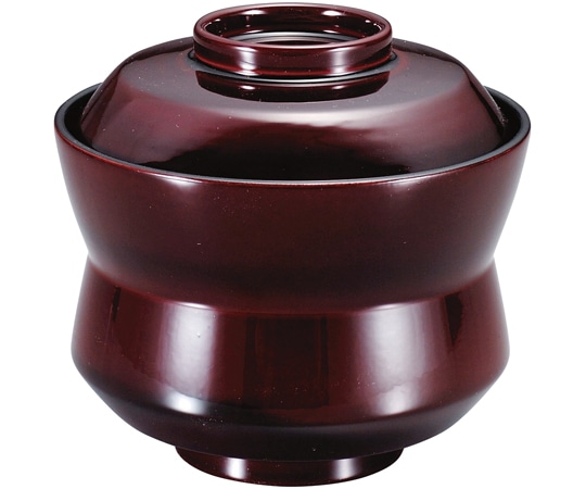 福井クラフト 耐熱杵型吸物椀(小)溜 内黒 33023500 1個（ご注文単位1個）【直送品】