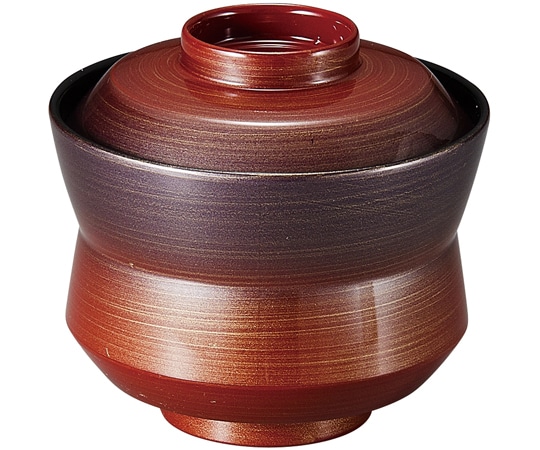 福井クラフト 耐熱杵型吸物椀(小)アメジスト 内黒 37001270 1個（ご注文単位1個）【直送品】