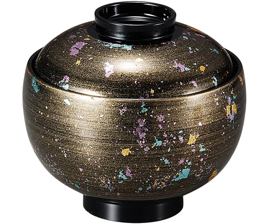 福井クラフト 3.1寸 布袋椀 金光彩 37001290 1個（ご注文単位1個）【直送品】