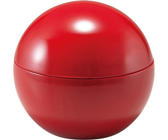 福井クラフト 耐熱まんまる椀 レッド 90034835 1個（ご注文単位1個）【直送品】