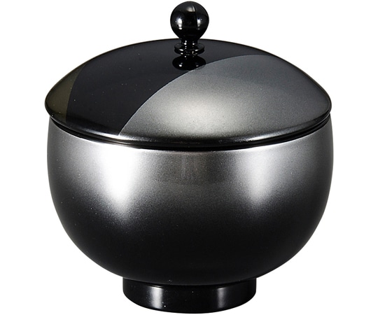 福井クラフト 小梅椀(蓋親)黒雅色紙 30004090 1個（ご注文単位1個）【直送品】