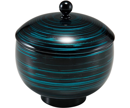 福井クラフト 小梅椀 エメラルドカスリ河 33710340 1個（ご注文単位1個）【直送品】