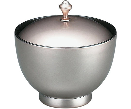 福井クラフト 耐熱御所車椀(蓋親)銀透き 内黒 31000510 1個（ご注文単位1個）【直送品】