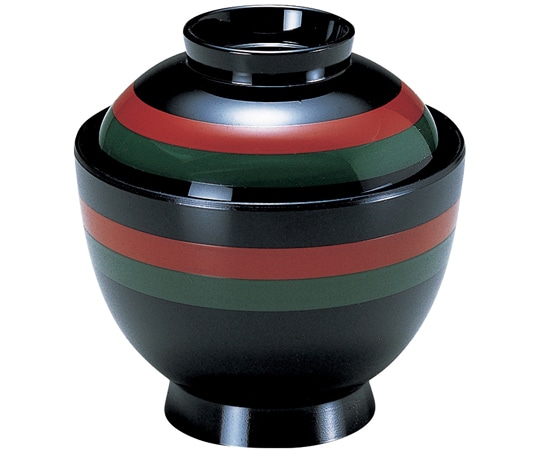 福井クラフト 耐熱3.2寸 玉子椀 二色蛇の目 内黒 33020610 1個（ご注文単位1個）【直送品】