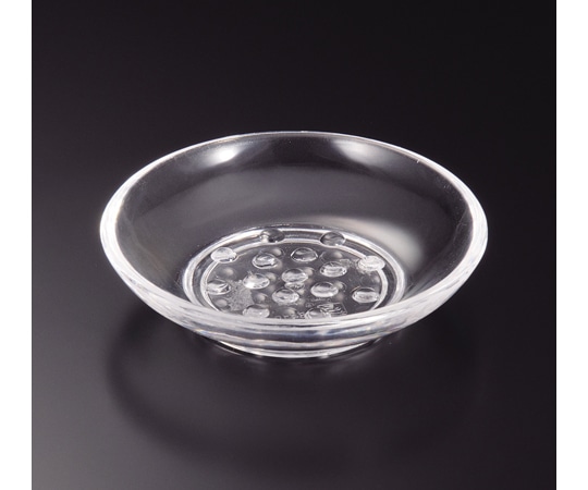 福井クラフト アクリル丸型石鹸入れクリアー S-9852 80603130 1個（ご注文単位1個）【直送品】