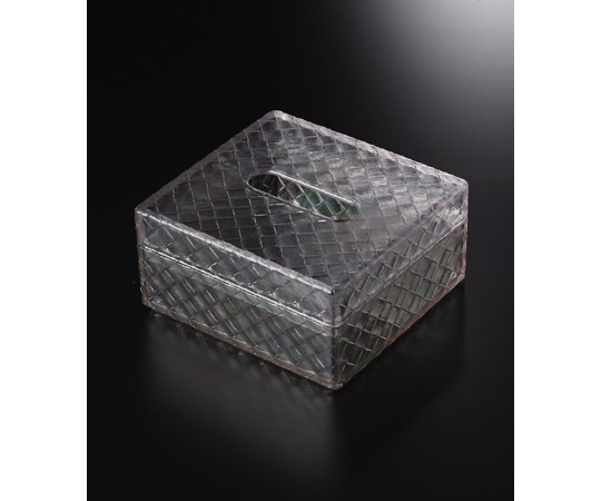 福井クラフト ティッシュBOX(小)クリアOMセット 81014170 1個（ご注文単位1個）【直送品】