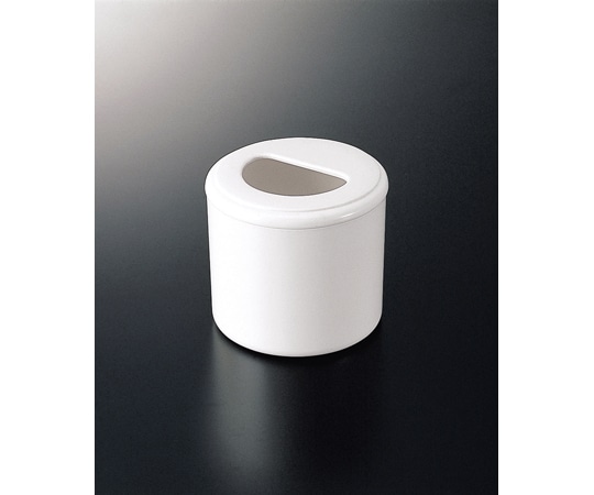 福井クラフト ミニ丸ダストBOXアイボリー白 81032365 1個（ご注文単位1個）【直送品】