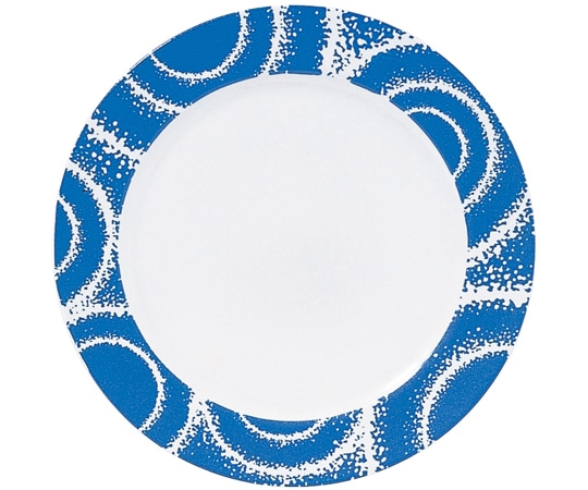 福井クラフト A160丸寿司皿 光輪 ブルー 12020670 1個（ご注文単位1個）【直送品】