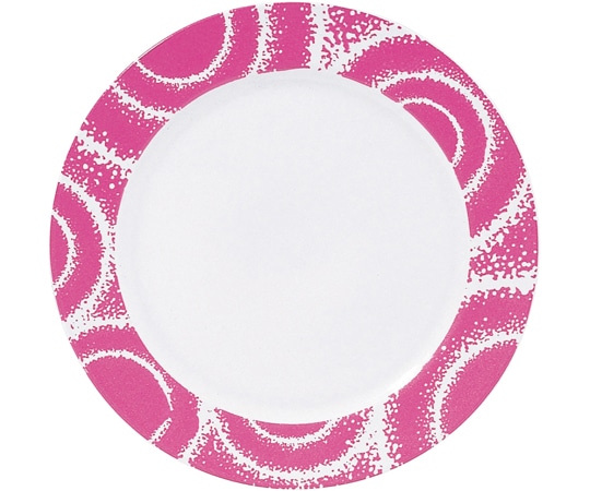 福井クラフト A160丸寿司皿 光輪 ローズピンク 12020690 1個（ご注文単位1個）【直送品】