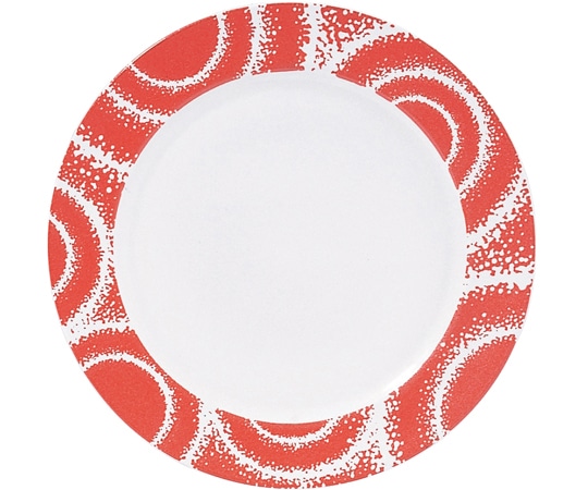 福井クラフト A160丸寿司皿 光輪 オレンジ 12020700 1個（ご注文単位1個）【直送品】