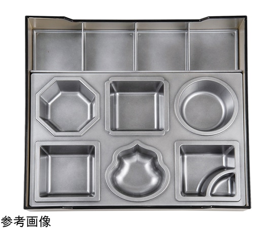 福井クラフト 尺3 気比松花堂用四仕切 銀透き 23215220 1個（ご注文単位1個）【直送品】