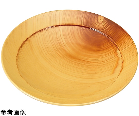 福井クラフト 8.5寸 大安そば盛皿 香林木目裏黒塗り 51301315 1個（ご注文単位1個）【直送品】